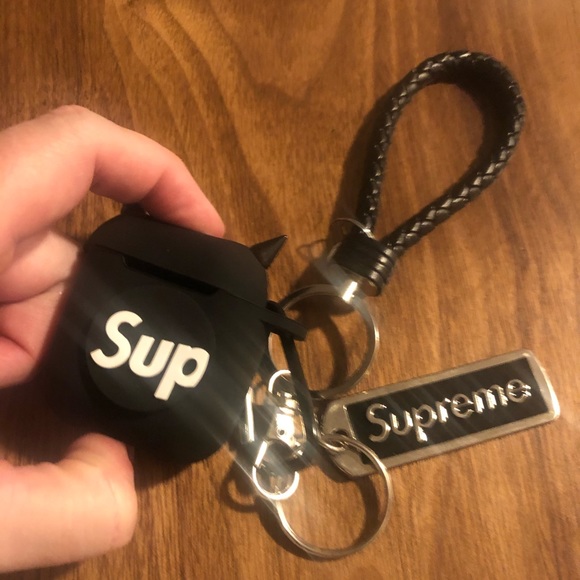 Supreme Other - SUPREME Horned AirPods Case + Keychain & Wristlet